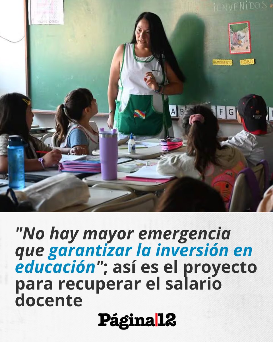 Nicolás Trotta presentó, junto a 23 legisladores más, el proyecto de Ley de Fortalecimiento Salarial Educativo que busca otorgar complementos salariales en la educación obligatoria estatal pagina12.com.ar/2026/02/26/una…