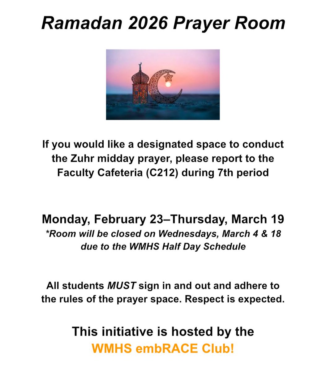 WMHS embRACE Club 🌎 tweet media