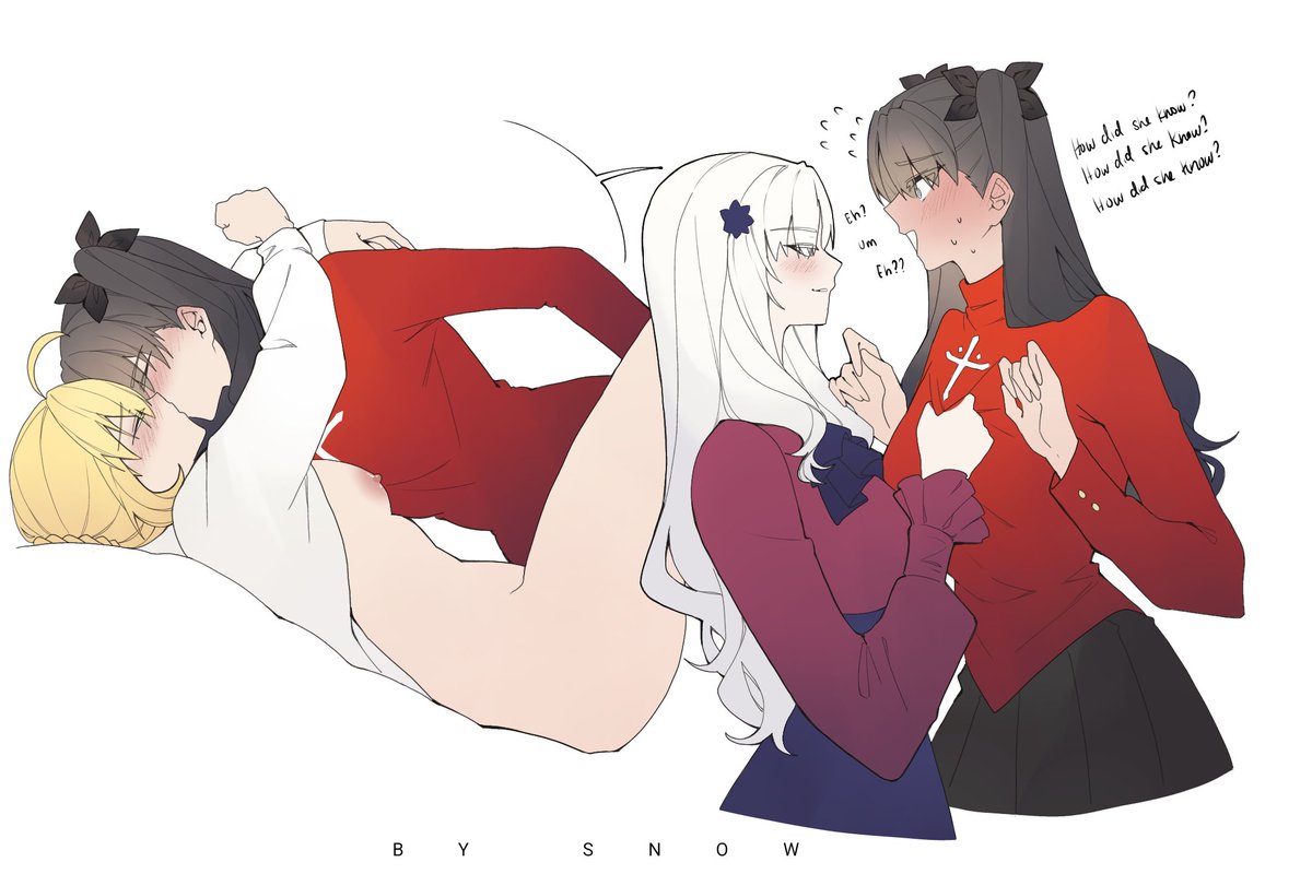 Rin summons an eccentric white hair archer