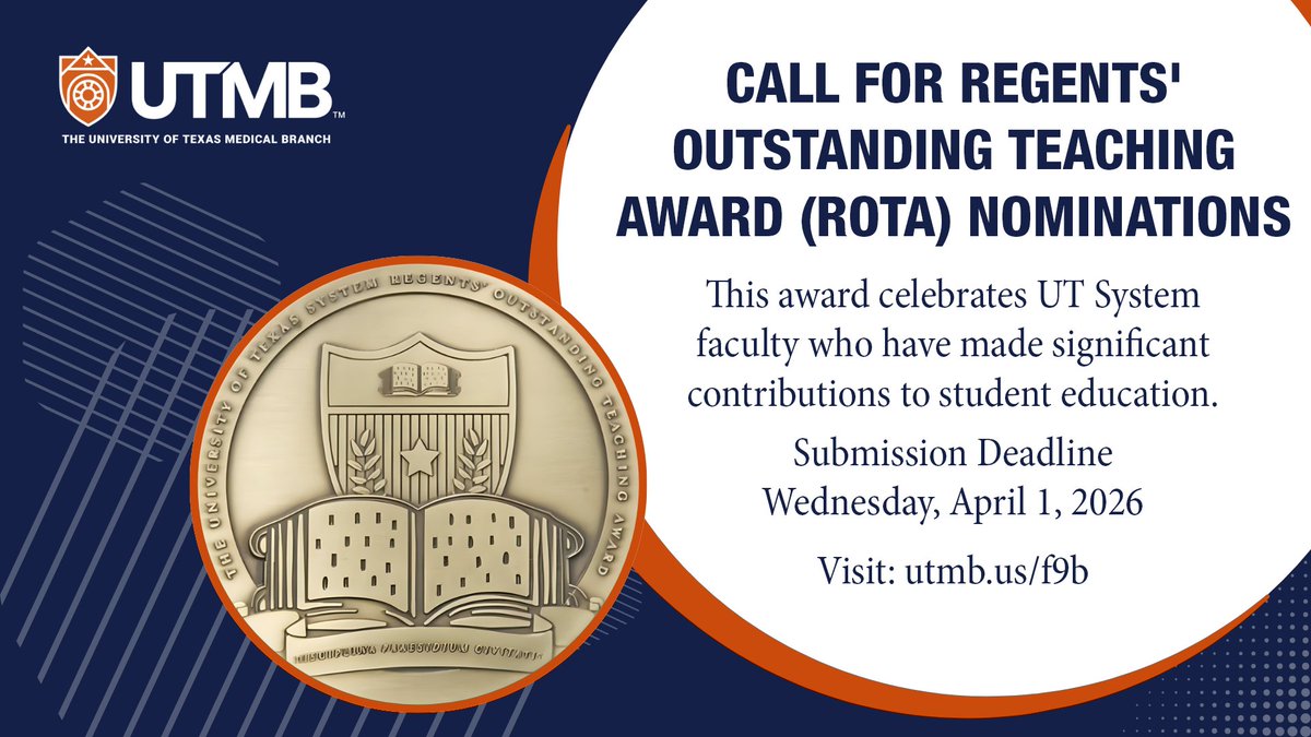 UTMB Provost's Office tweet media