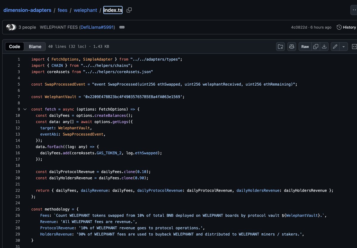 ElephantStatus's tweet photo. Big shout out to the team @DefiLlama , your contributions to the space are invaluable.

P.S.

Would never have figured out coreAssets.GAS_TOKEN_2 😅 https://t.co/IguEujFStf