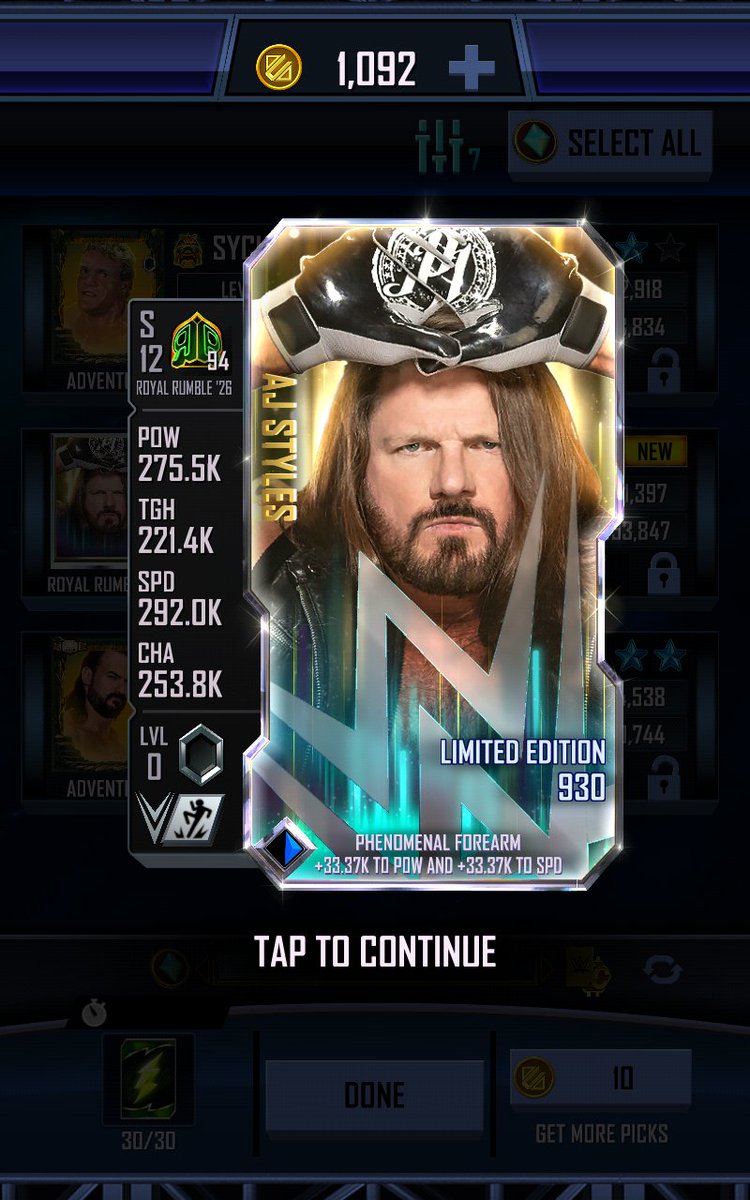 CSN_James's tweet photo. @WWESuperCard https://t.co/CC6QgO95NV