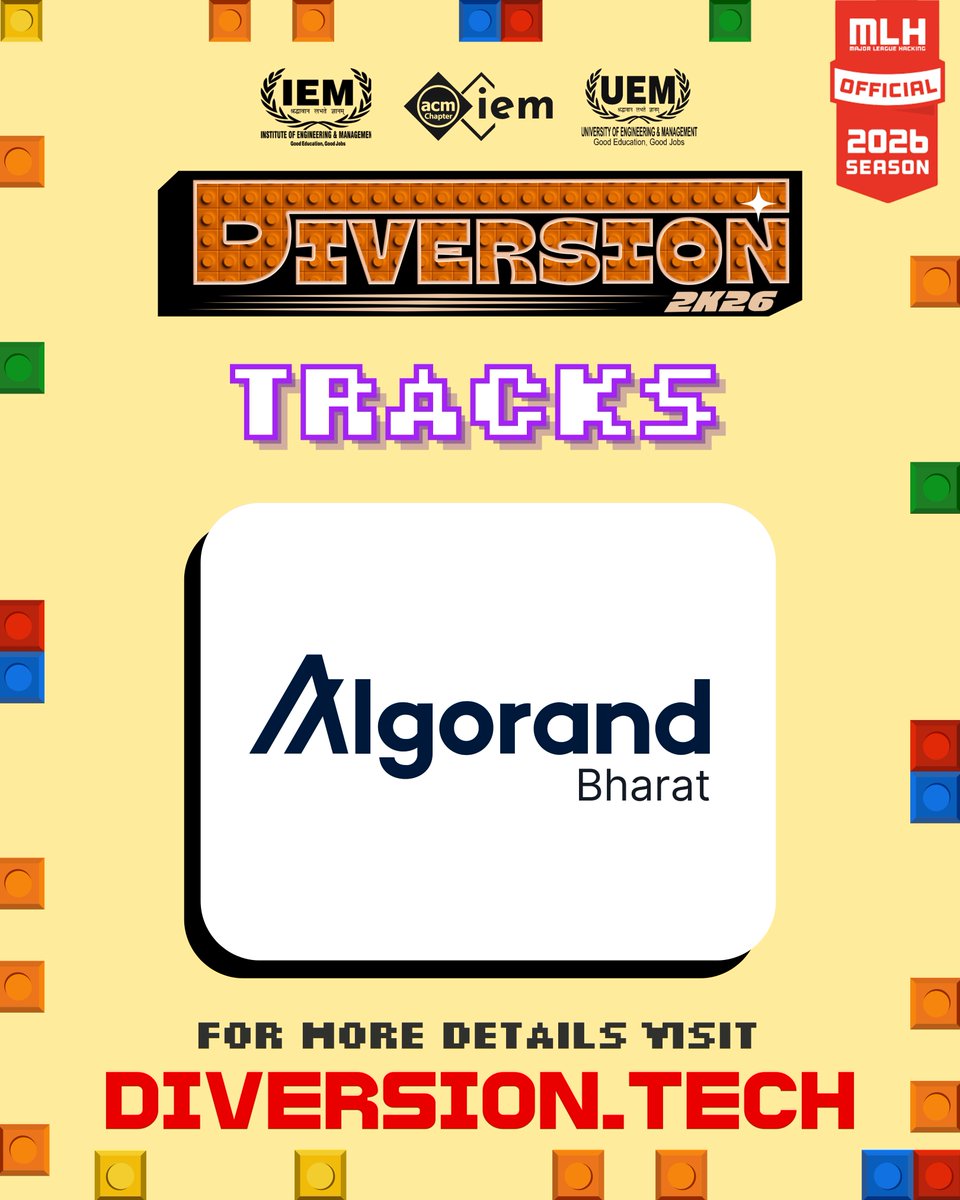 Diversion2K27's tweet photo. Here are the Tracks for Diversion 2K26 🚀
Fire up those brains, break the limits, and cook up something absolutely unhinged 🔥💡Build wild. Think bold. Let the chaos innovate. 😈⚡
#diversion2k26 https://t.co/9e4i6f99si