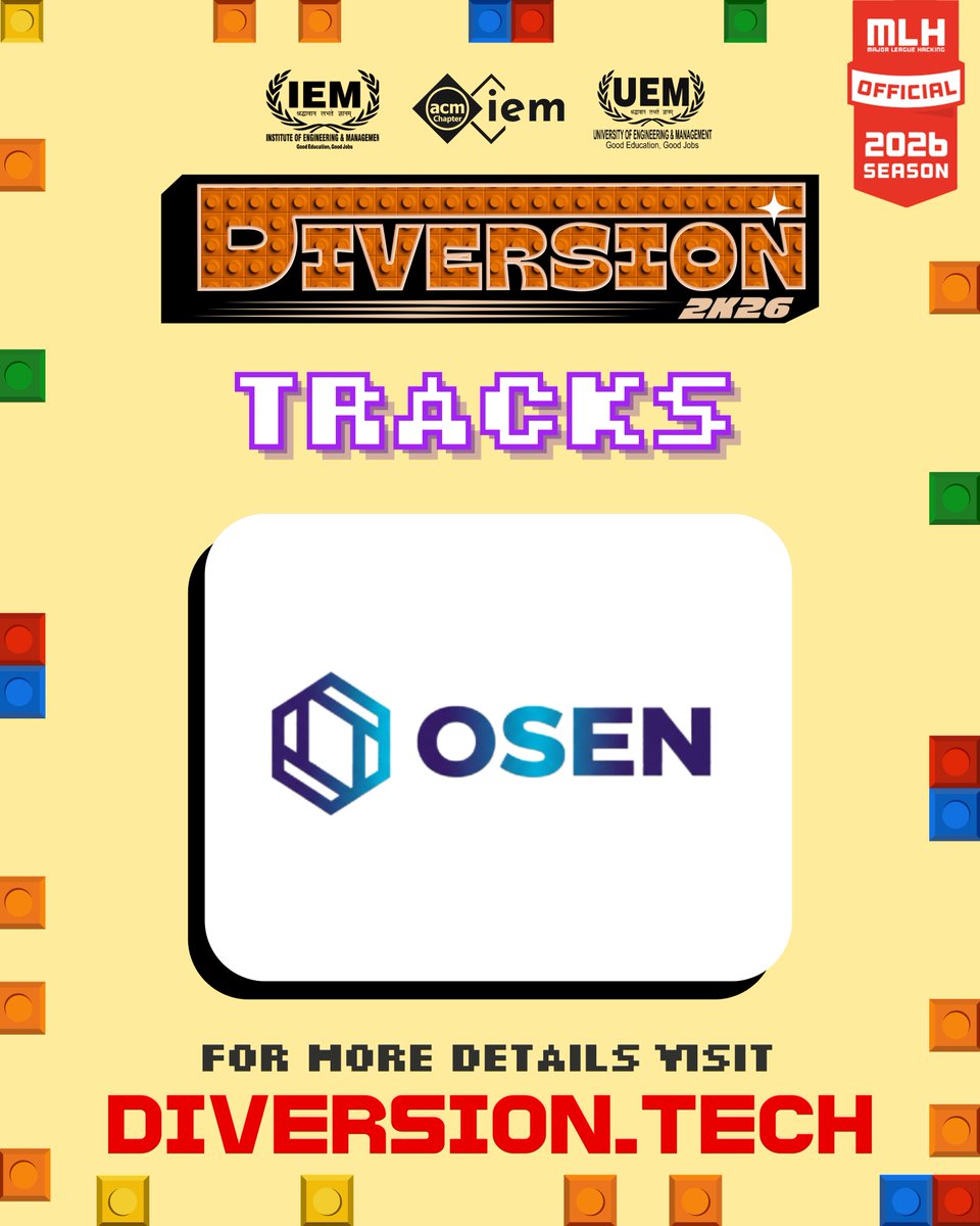 Diversion2K27's tweet photo. Here are the Tracks for Diversion 2K26 🚀
Fire up those brains, break the limits, and cook up something absolutely unhinged 🔥💡Build wild. Think bold. Let the chaos innovate. 😈⚡
#diversion2k26 https://t.co/9e4i6f99si