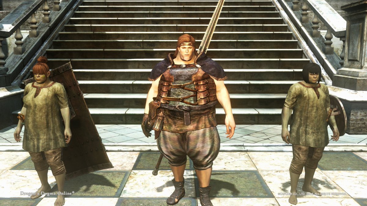 SlotMagPro's tweet photo. Been enjoying some time in #dragonsdogmaonline Created Jark Bark (main), Muscle Mom (pawn) and Muscle Man (pawn) to adventure with ^_^ 
#videogames #ddon https://t.co/tOFX6GvPzv