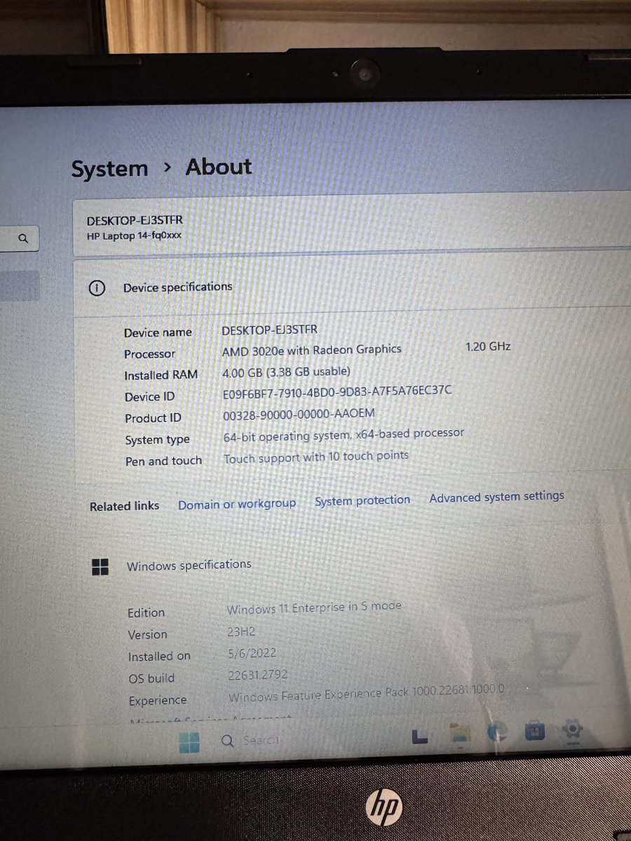 westsyd_papi's tweet photo. HP Stream 14 || Touch Screen || AMD 3020e with Radeon Graphics || 128GB SSD || 4GB RAM || Type C Port || USB Port || HDMI Port || Card Reader Port || Windows 11 Pro || 10hrs Above Excellent Battery || Price 200k https://t.co/eShjbMZVxZ