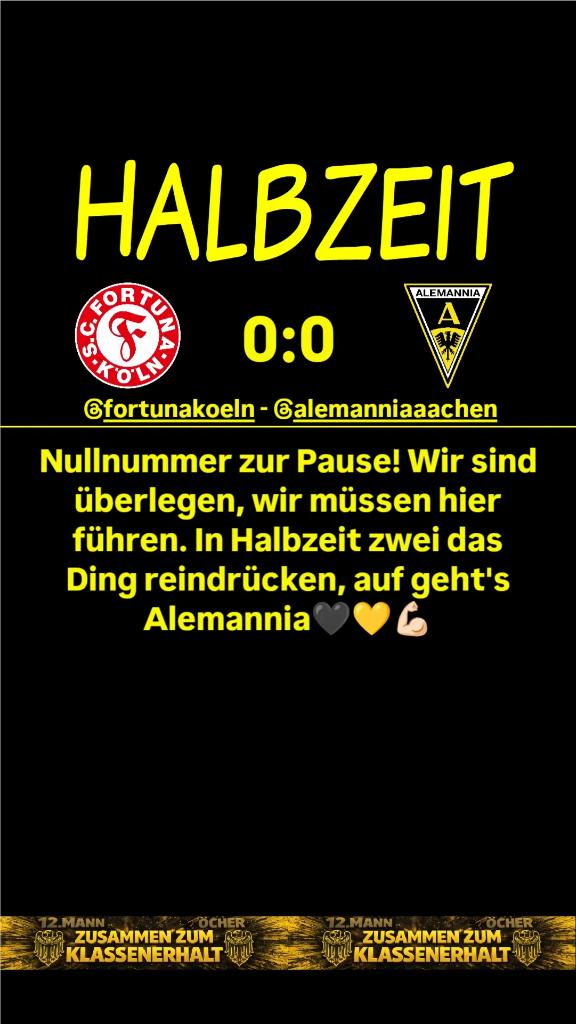 Alaix2202's tweet image. Torlos in die Pause

#FORAAC 0:0