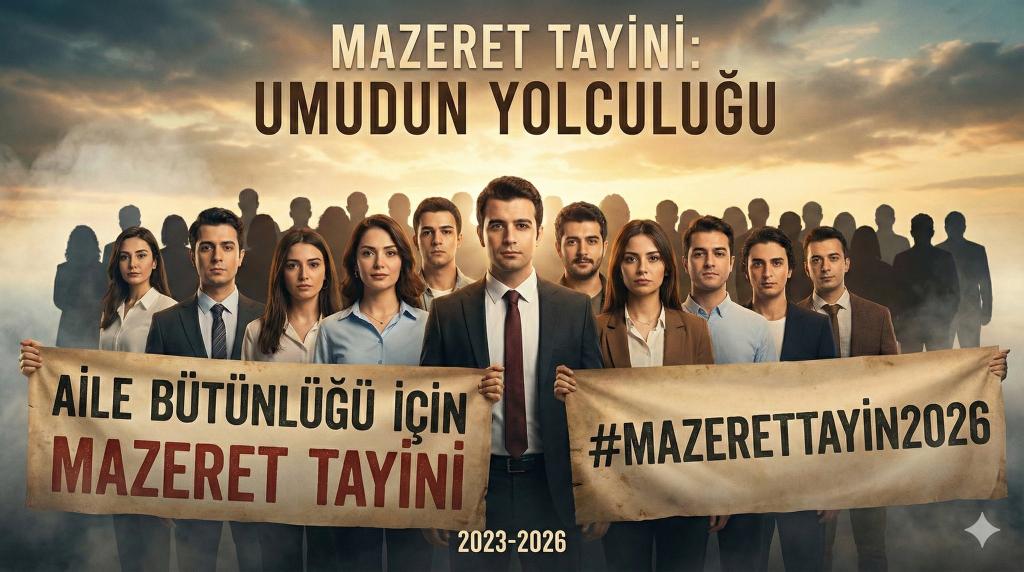 Öğretmenlerin Talepleri Dikkate Alınmalıdır. 

45.000 Öğretmen Ataması Sonucunda Ataması Yapılan Öğretmenlere Mazeret Tayini Hakkı Verilmelidir.

Aile Yılında Aile Birliği Bütün Öğretmenleri Mutlu Edecektir.

<a href="/Yusuf__Tekin/">Yusuf Tekin</a>
<a href="/tcmeb/">Millî Eğitim Bakanlığı</a>
<a href="/cftcblnt/">Bülent ÇİFTCİ</a>

#2023EylülAtamasiAileBirliği