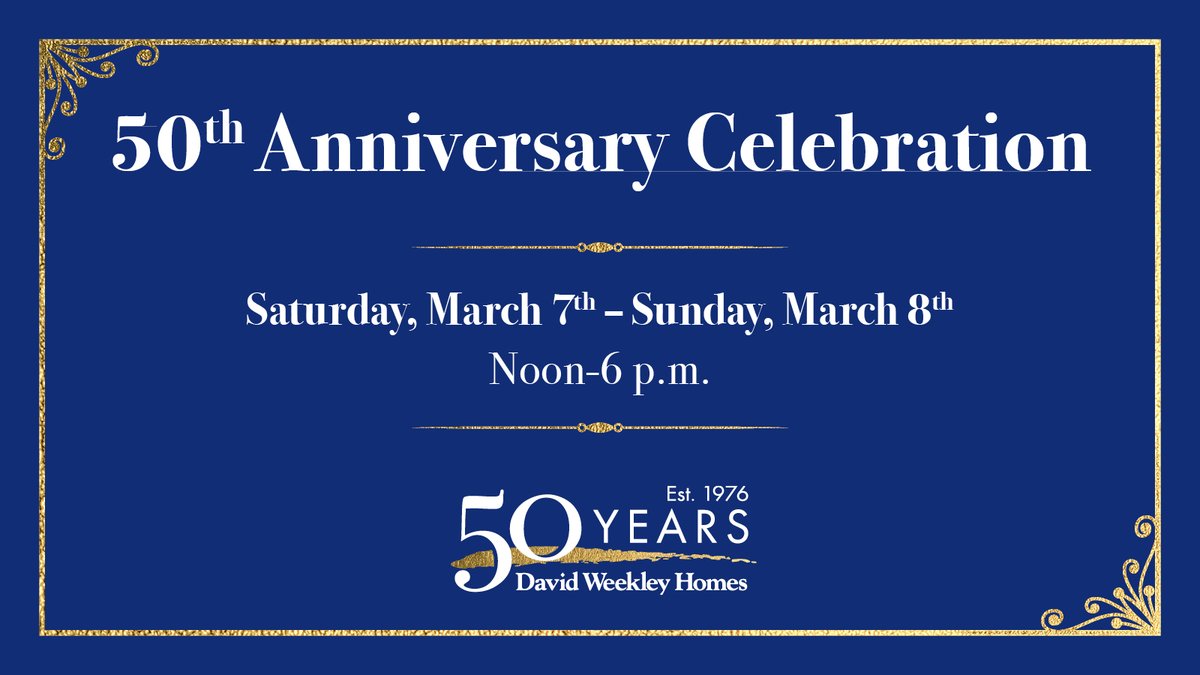 David Weekley Homes tweet media