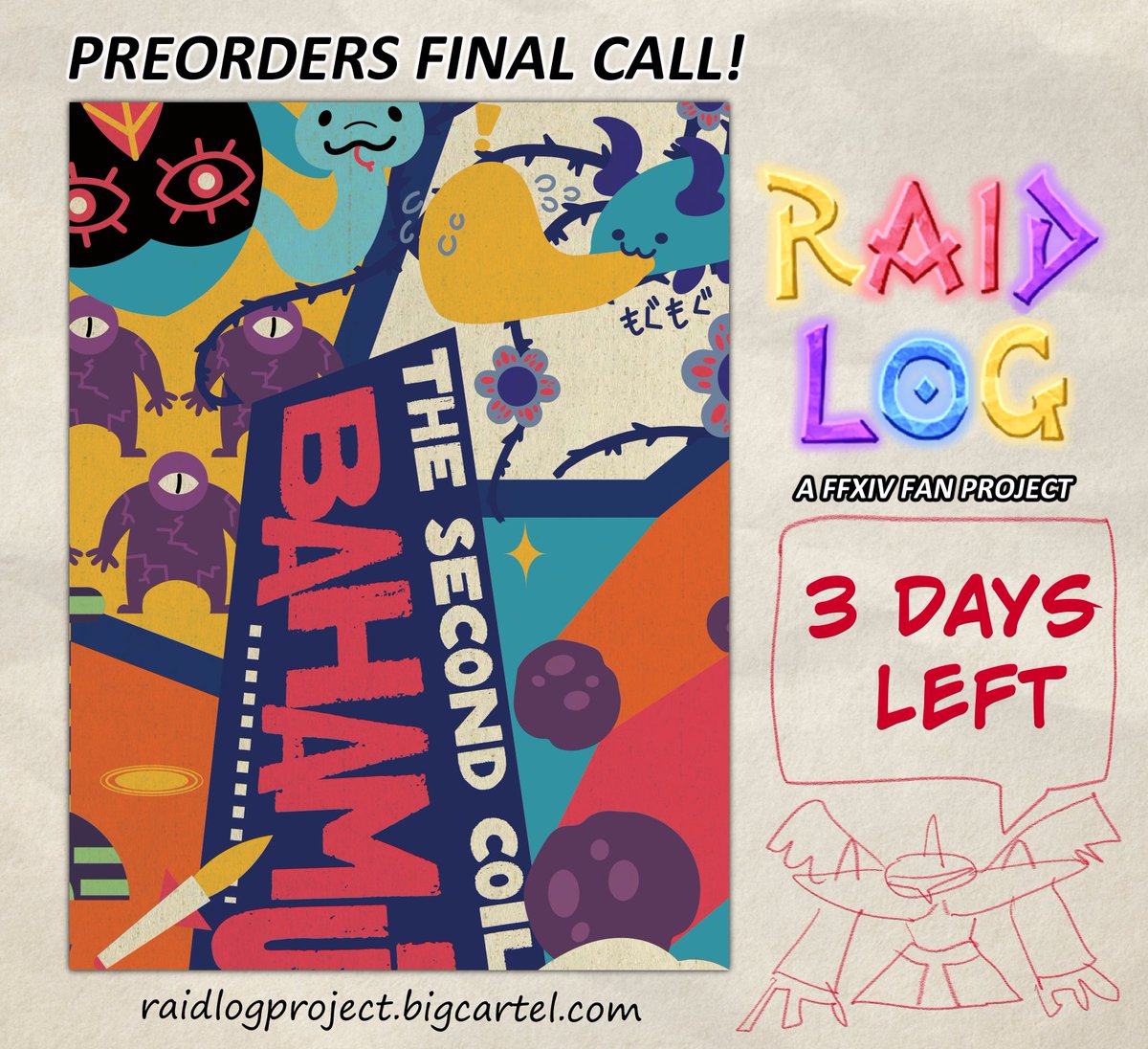 RaidLog Project (FFXIV Fan Zine) tweet media