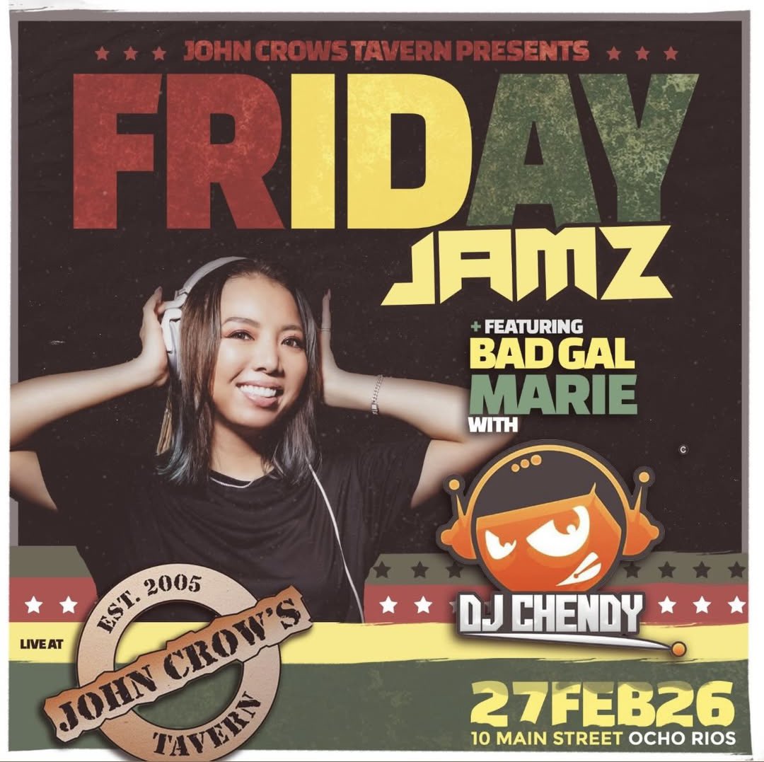 djchendy's tweet photo. Friday jamz with Dj Chendy at Johncrows Tavern Ocho Rios… https://t.co/ST51CmHyHT