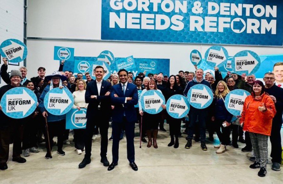 MenofMarxFC's tweet photo. Despite our recent endorsement we urge those in Gorton &amp; Denton to vote for Matt Goodwin in the by election because we are against;

Uk political campaigns being promoted in Urdu
Open Borders 
High “clean” energy bills

#VoteReformUK #GortonAndDenton #MattGoodwin #GreenParty https://t.co/zB5jxHVpvB