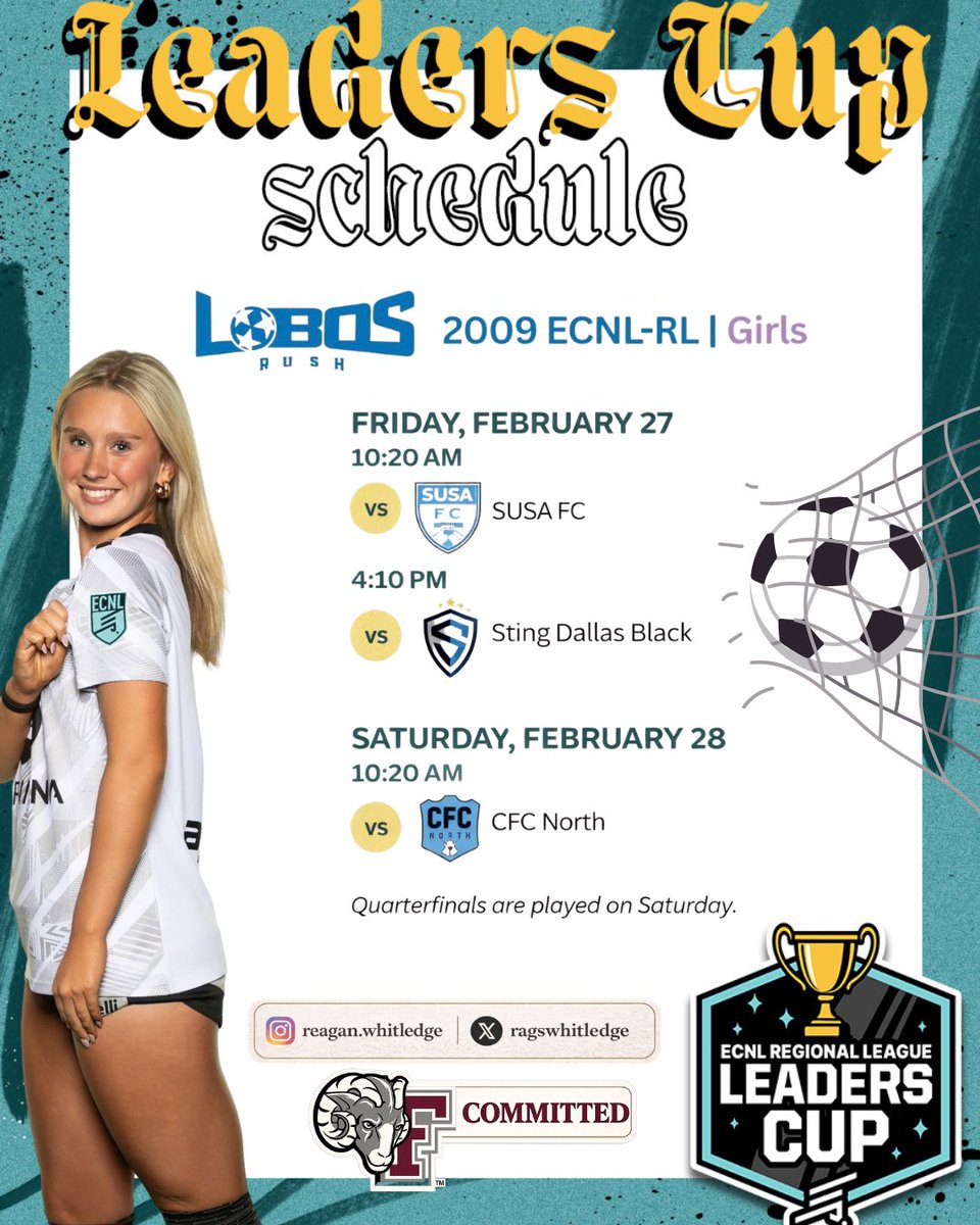 ragswhitledge's tweet photo. Can’t wait to be back on the field this weekend.  I’m blessed to be part of this amazing group of ladies.  Come out and watch us play!  
@ImYouthSoccer 
@TopDrawerSoccer 
@TheSoccerWire 
@lobosrushsoccer https://t.co/lzS8zeLW8b