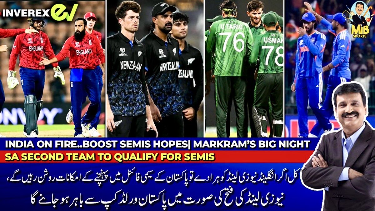 mirzaiqbal80's tweet photo. My analysis on two matches played today in T20 World Cup. India is still alive to qualify for the semi finals. Sa became the second team after England to reach the Semis
#INDvZIM #SAvWI
#Markaram #Pandya
#T20WorldCup2026
https://t.co/E3Q85HJ60h https://t.co/EjK4aEmMxM