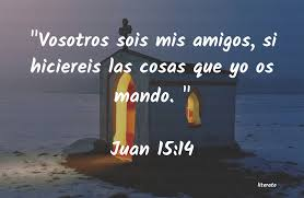 ProfesoraI12207's tweet photo. Dios está con nosotros, si vivimos con el manda en la biblia.
.
Dijo Jesús: Juan 15:14: ""Vosotros sois mis amigos, si hacéis lo que yo os mando."" https://t.co/ULIy3iXj5W