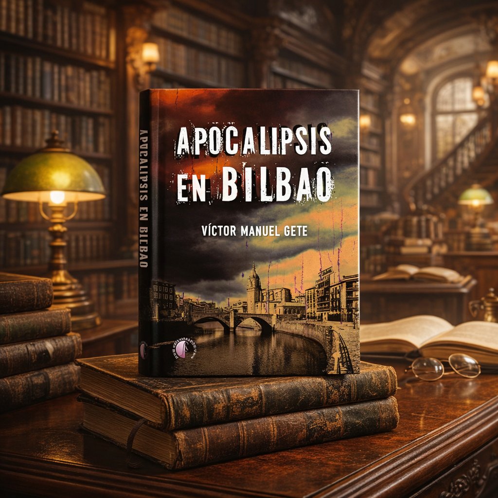 VicGete's tweet photo. #ApocalipsisenBilbao y la magia de las bibliotecas ♥️

#terror #zombies #Bilbao #novela https://t.co/WTlTnso5aK