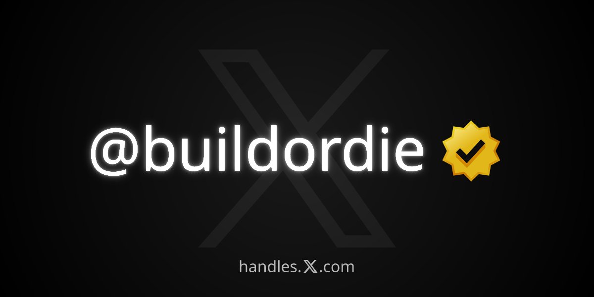 build or die tweet media