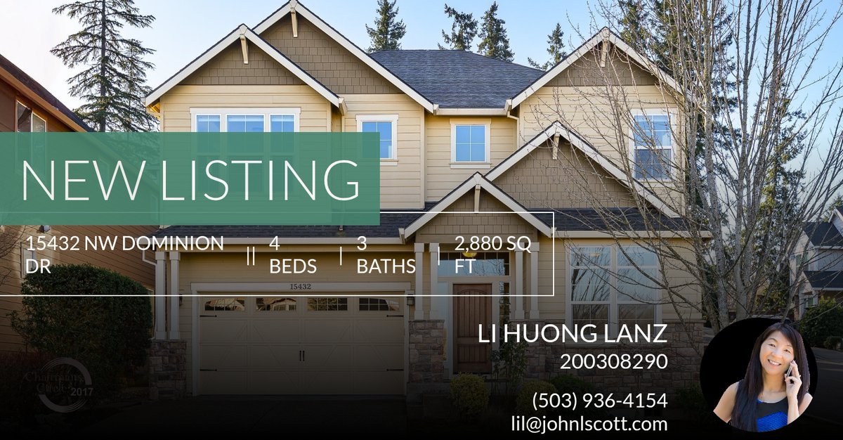 LanzLil's tweet photo. 📍 New Listing 📍 Take a look at this fantastic new property that just hit the market located at 15432 Nw Dominion Dr in Portland. Reach out here or at (503) 936-4154 for more information https://t.co/HXmESFukzw https://t.co/TLB7zFvhua