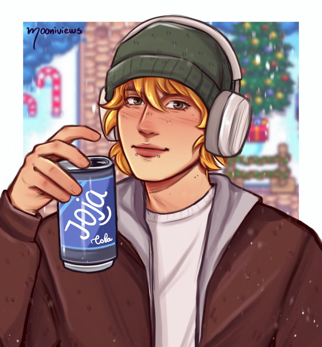 in honor of stardew valley's 10th anniversary, here's a thread of all my stardew valley drawings 🩷 

starting with haley and sam #StardewValley