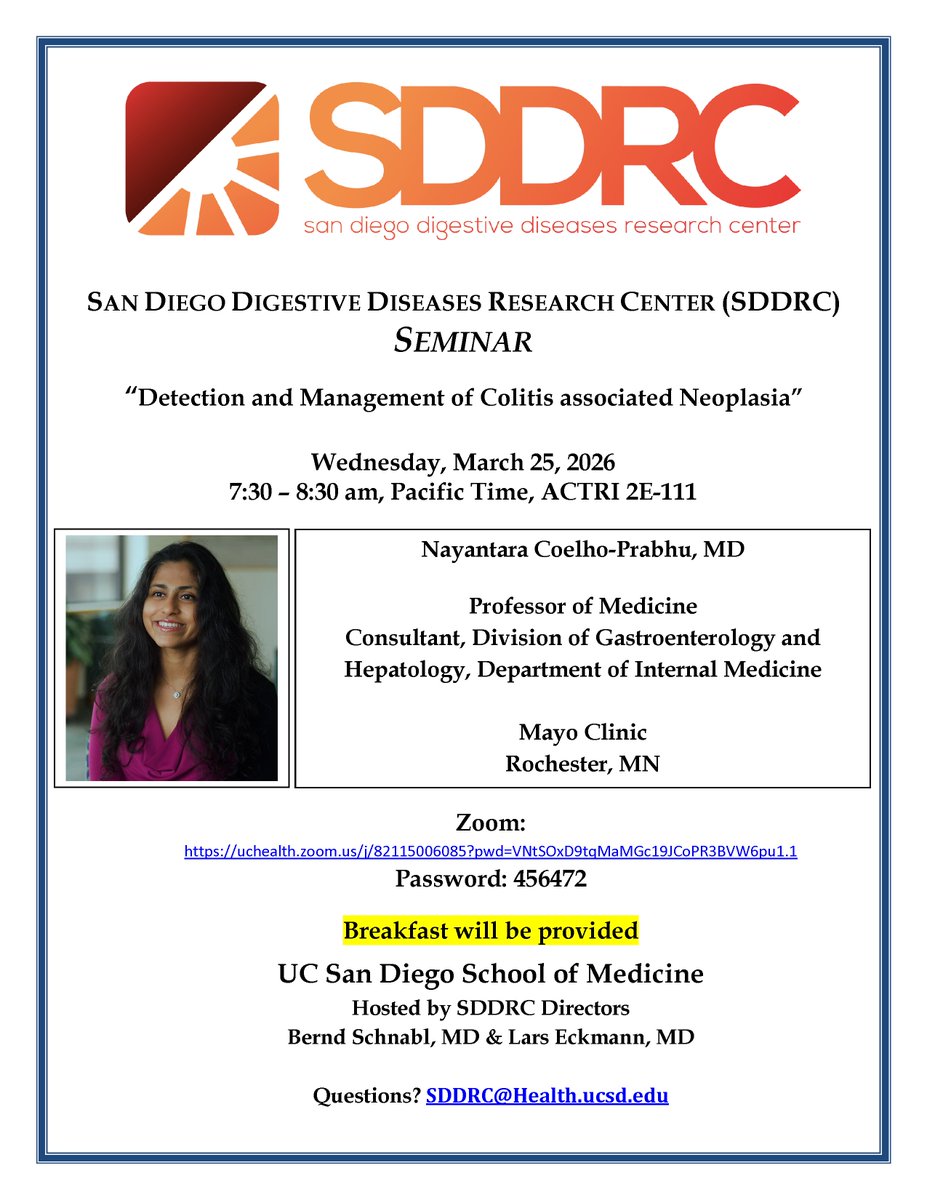 San Diego Digestive Diseases Research Center tweet media