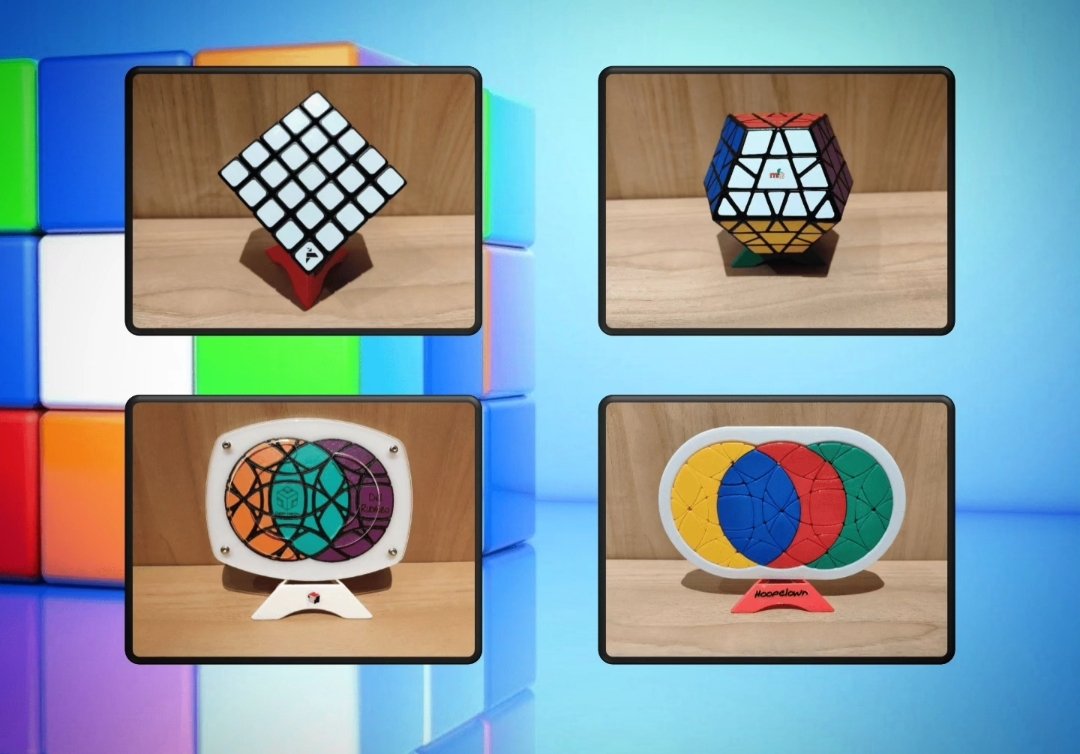 Poco a poco regreso al mundo real... En este tiempo he dejado mi lista de pendientes reducida a falta de estos bichos... A 4 para el desbarbecho TOTAL... Luego ya veremos hacia dónde me lleva el destino... 🙃🙃🙃 #rubiks #cubos #cubes #twistypuzzles #emojirubiknow