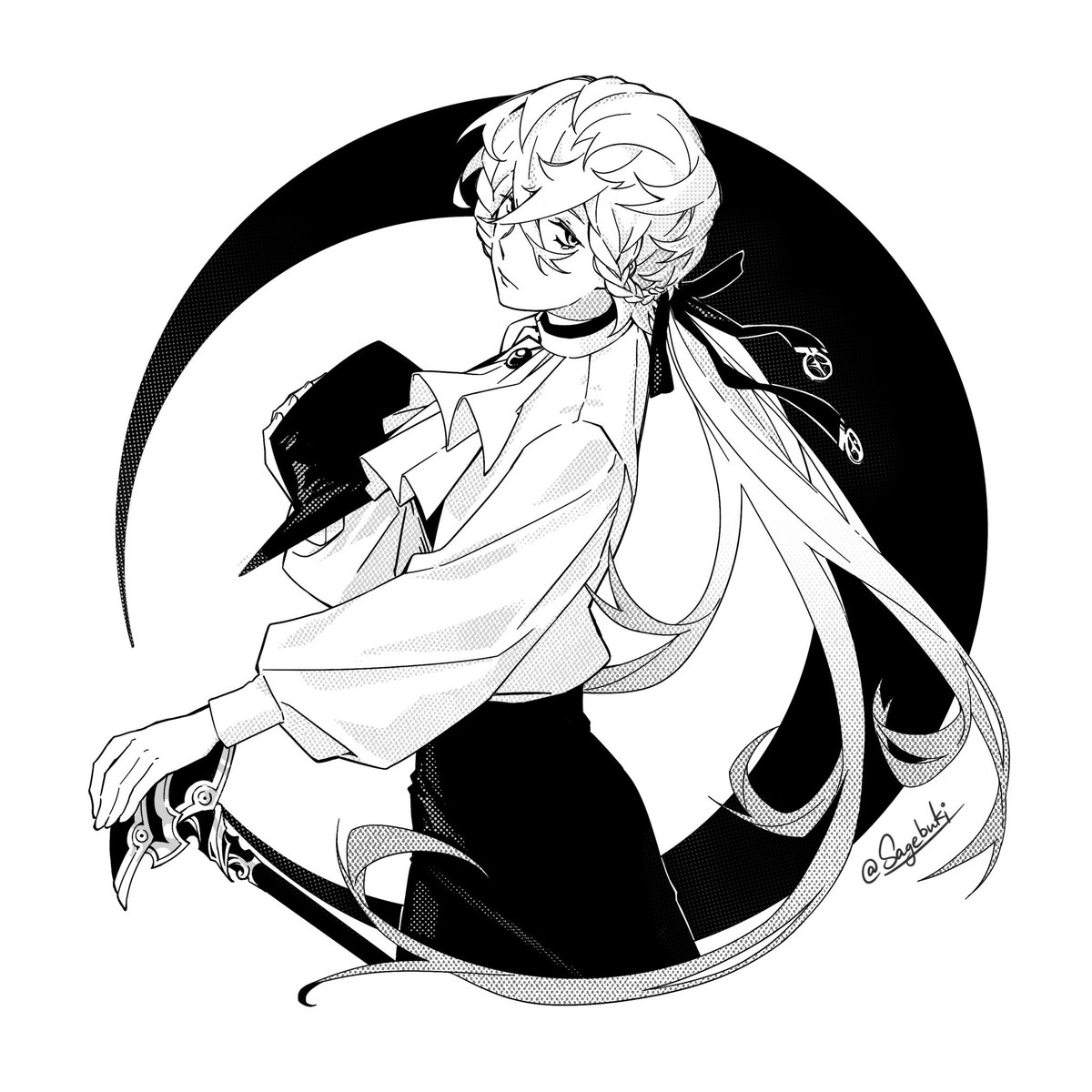 アスクレピオス

悌太先生がわざわざFes10のインナーを描いてくださって、目の保養になりました…
ほんとにありがとうございます...
それで思わず描いてしまいました！

#fgo