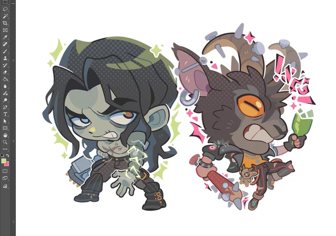2 angry dudes #deadlock #deadlockfanart