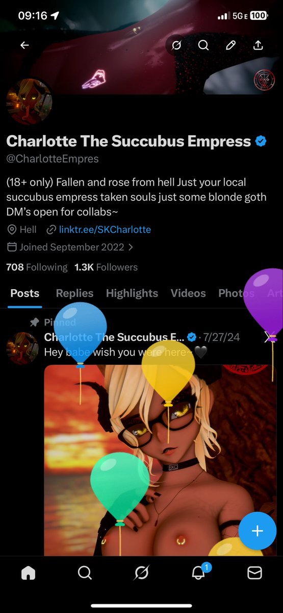 Charlotte The Succubus Empress tweet media