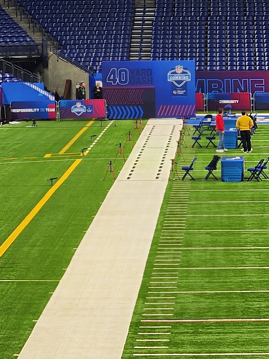 We're ready. Bring on the Defensive Linemen! #NFLCombine #nflcombine2026