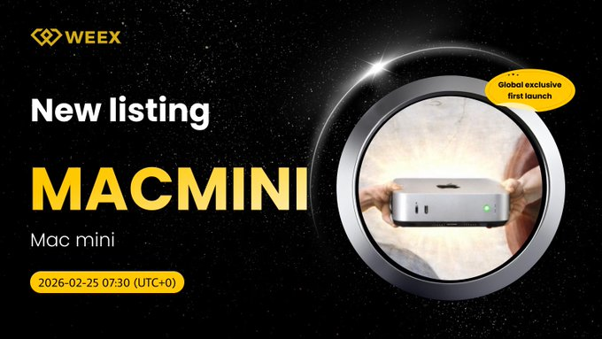 Nuovo avviso di quotazione su #WEEX🔔
Siamo lieti di annunciare la quotazione spot di $MACMINI su WEEX!

🔹Fai trading su WEEX: support.weex.com/it/register?vi…

🔹Maggiori dettagli: weexsupport.zendesk.com/hc/en-us/artic…

#SpotListing  #MACMININotifica