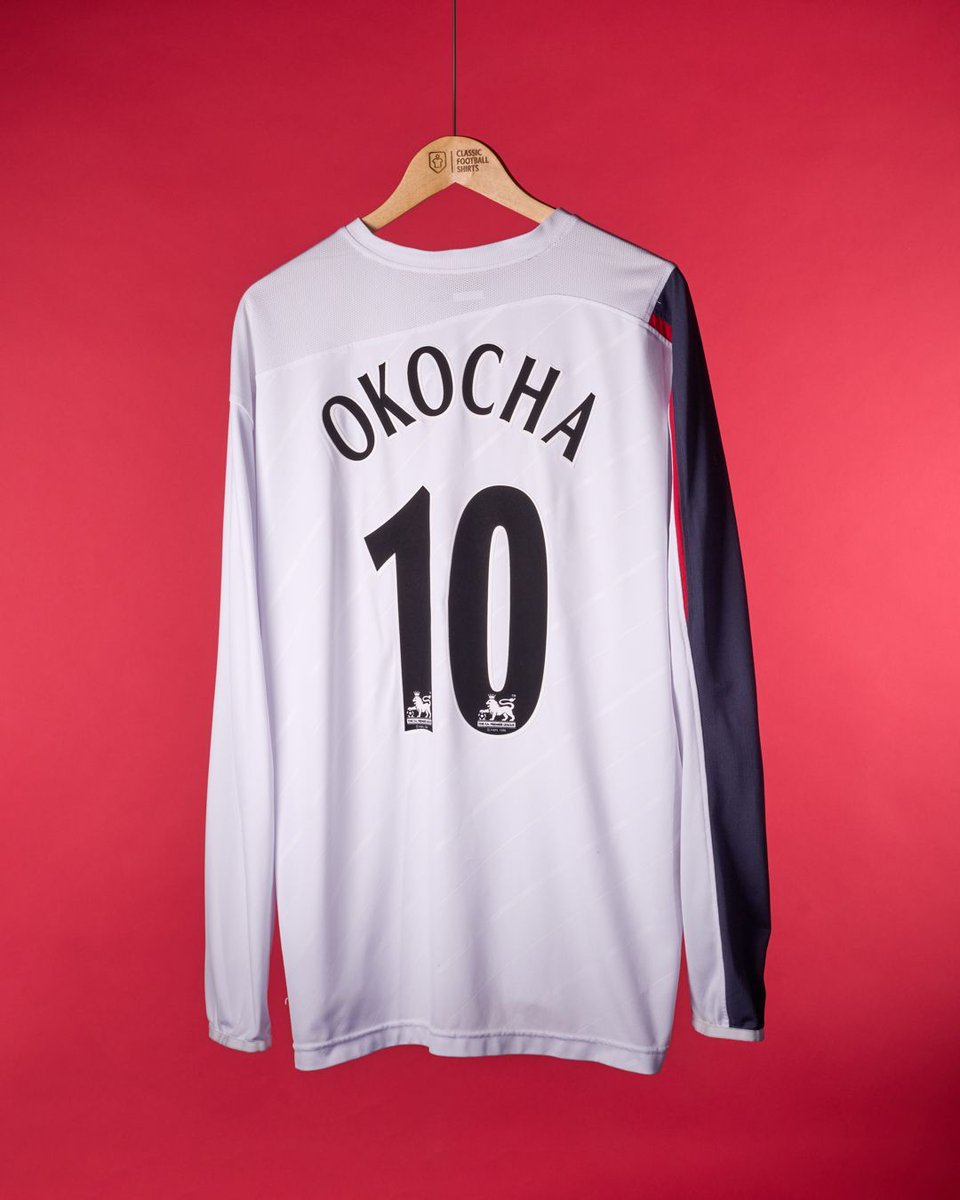 Bolton Wanderers 2005 Home by Reebok | Okocha 🇳🇬 Hitting the