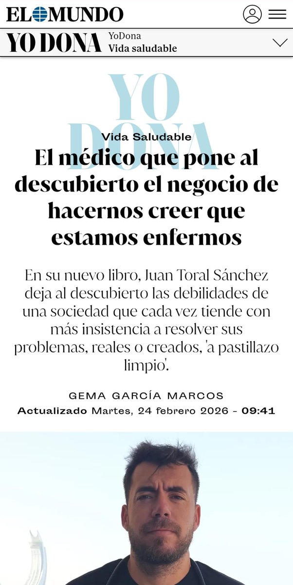 juatorsan's tweet photo. Una entrevista jugosa @elmundoes

https://t.co/urdocOX35t https://t.co/LwJEh6vRU2