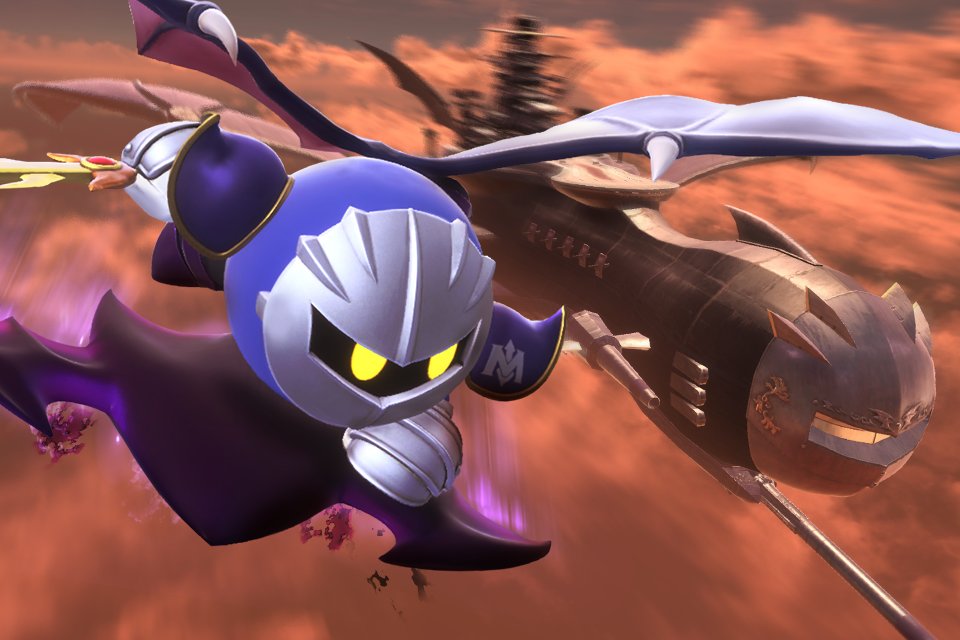 The "Shadow Star's Revenge!" event is coming soon! Not only is Meta Knight going to be stronger, but we've also been hearing rumors about Battleship Halberd sightings... #KirbyAirRiders

Event Period: 3/4/2026 8pm PT to 3/9/2026 8pm PT