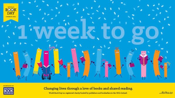 Excitement is building at school! Just one week until World Book Day😁