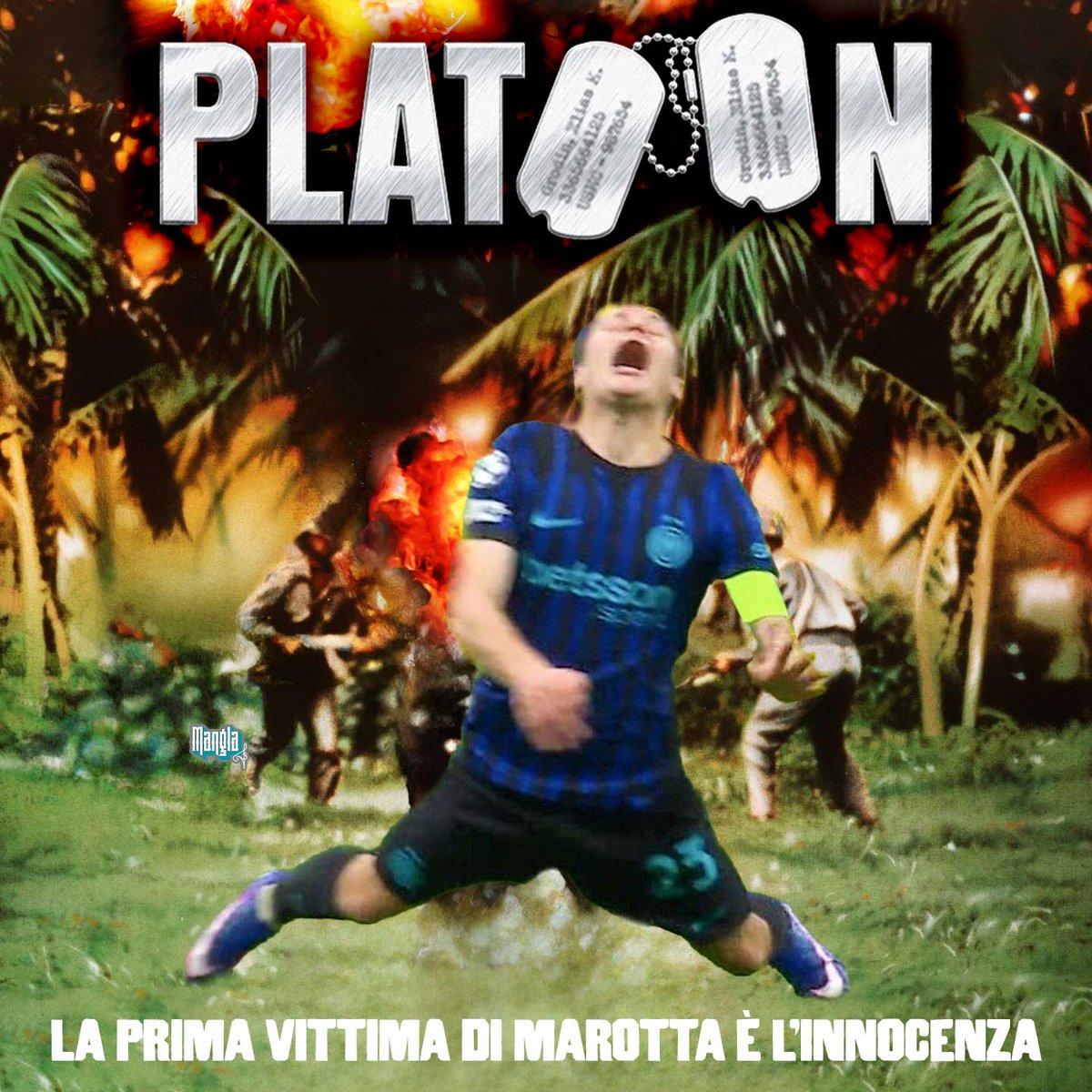 Così, a scoppio ritardato e senza motivo.

(Meme opera di un mio caro amico.)