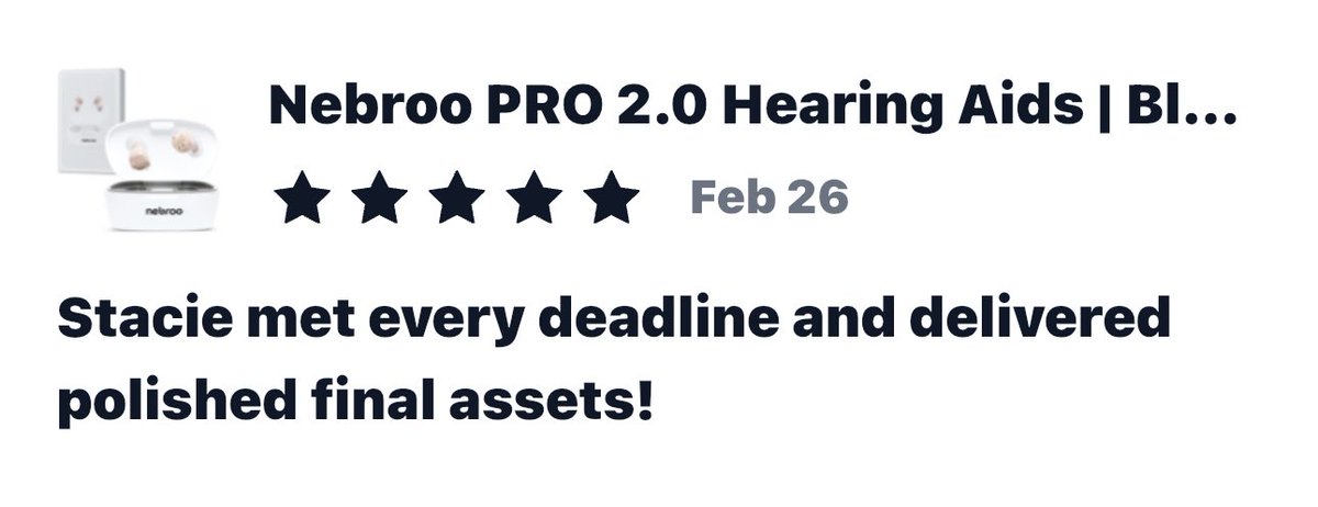 aspennic05's tweet image. Woke up to another 5 ⭐️ review. 

I just love this J.O.B.  If you would have told me 5 years ago that I could make money just filming short 30-60 sec videos from my phone, I would have told you you’re crazy. 

#ugccreator #ugccontentcreator #UGC #contentcreator #GenXCreator