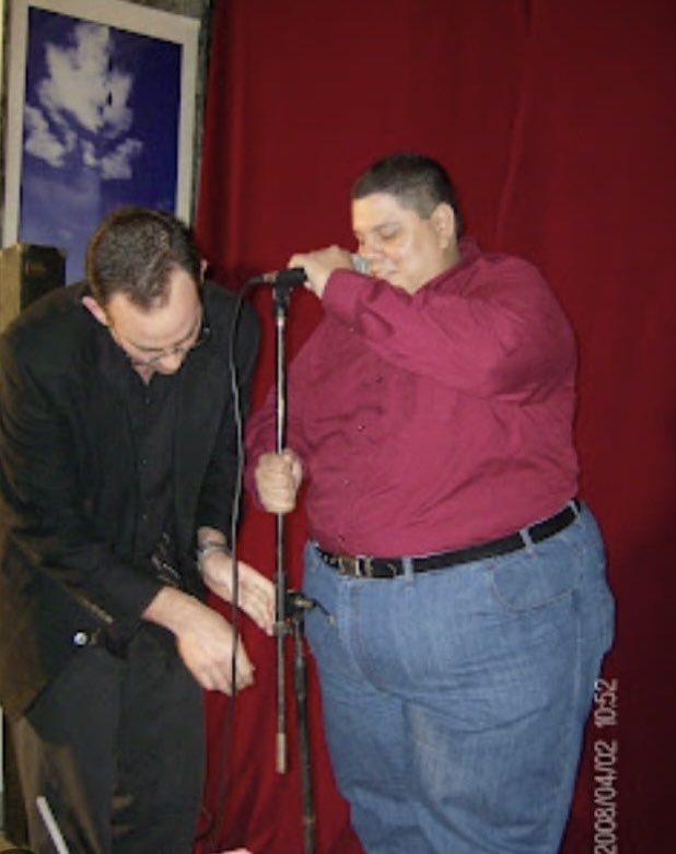 #TBT del año 2008 en un show con Napoleón Rivero en “La factoría del Enano” de Bello Monte. Esperamos repetir esa foto pronto de nuevo en Venezuela.