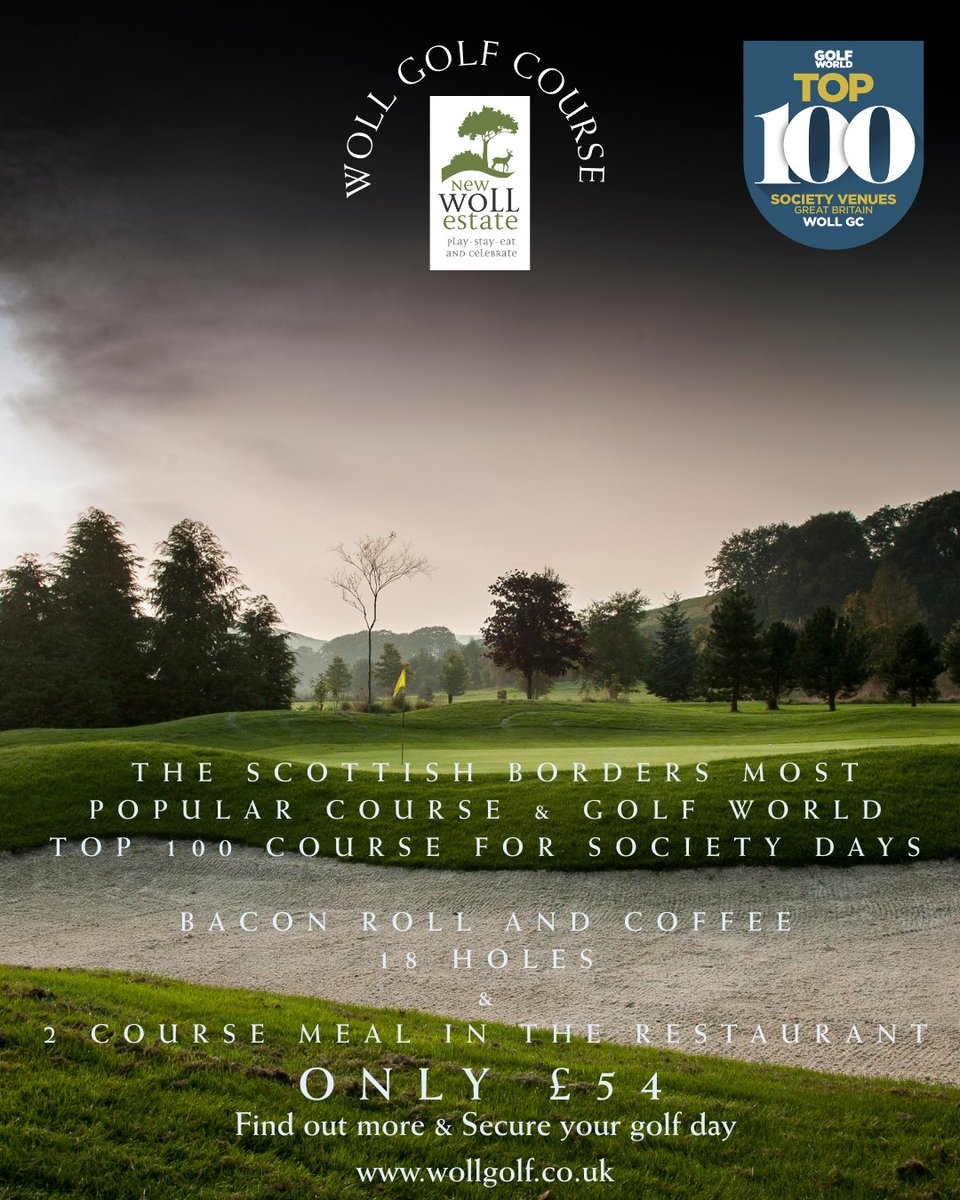 wollgolf's tweet photo. You don’t need to take our word for it — nationally recognised as a Top 100 society venue.
Book your next golf day and see why groups keep returning. ⛳️ Woll Golf Course Top 100! #golfworld #top100golfcourses https://t.co/alfi2o2MCw
