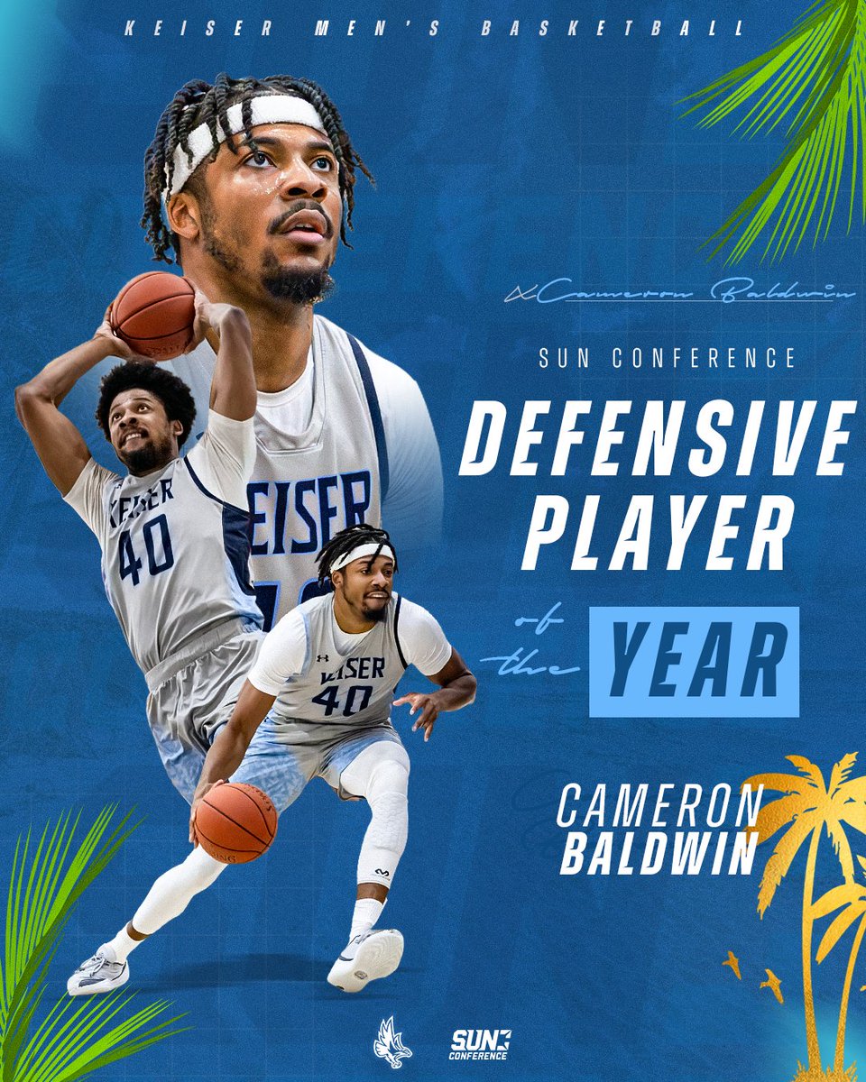 Keiser Men's Basketball tweet media