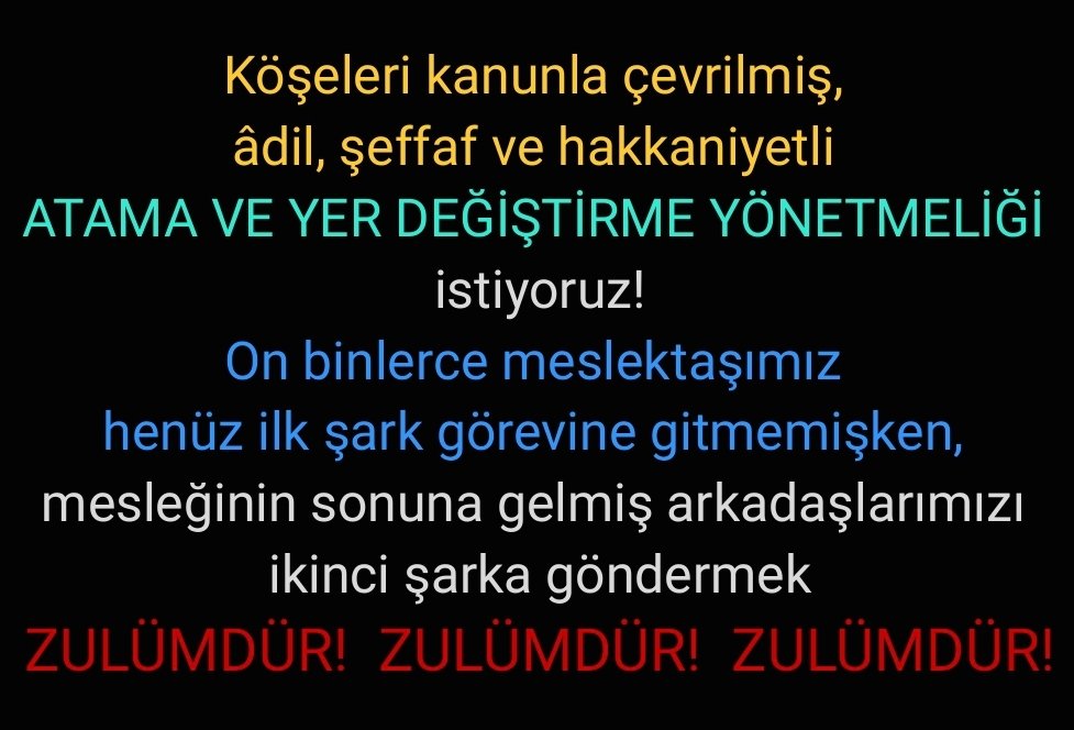 Bu zulmü dibine kadar işlemekte hiç bir beis görmediniz❗
Yeğenleri hâlâ bırak ikinciyi, ilk şarkta bile gören yok ama 50 küsür yaşındaki polisleri göndererek ayrı bir zulüm, dönüşte de İstanbul'a sürerek katmerli zulüm işlediniz ❗
Hak Teâlâ da şahit  ❗❗❗
#PolisinSabrıTükendi
