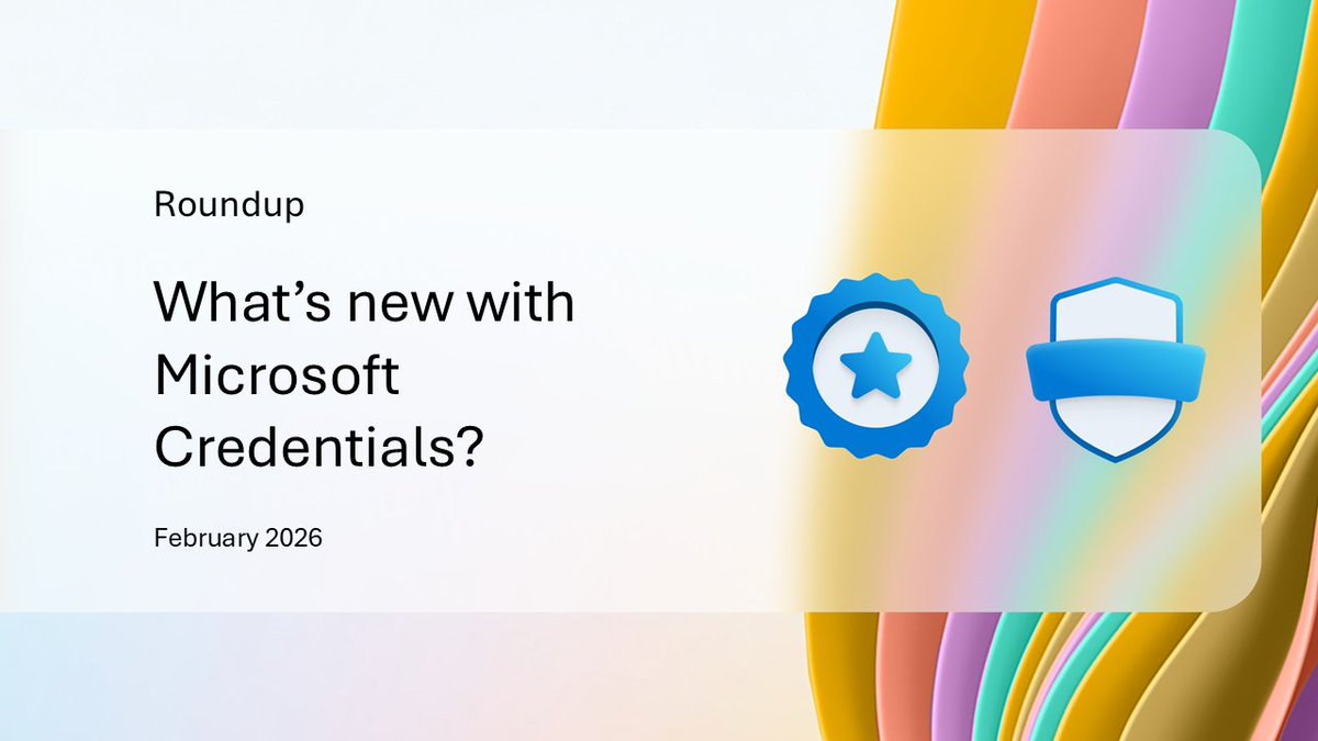 Your next AI credential just launched. 4 AI Certifications + 6 Applied Skills are now generally available and open to all!
All new certifications are now live and open for registration. Plus, most new Applied Skills are now faster with shorter lab‑based assessments.
Whether