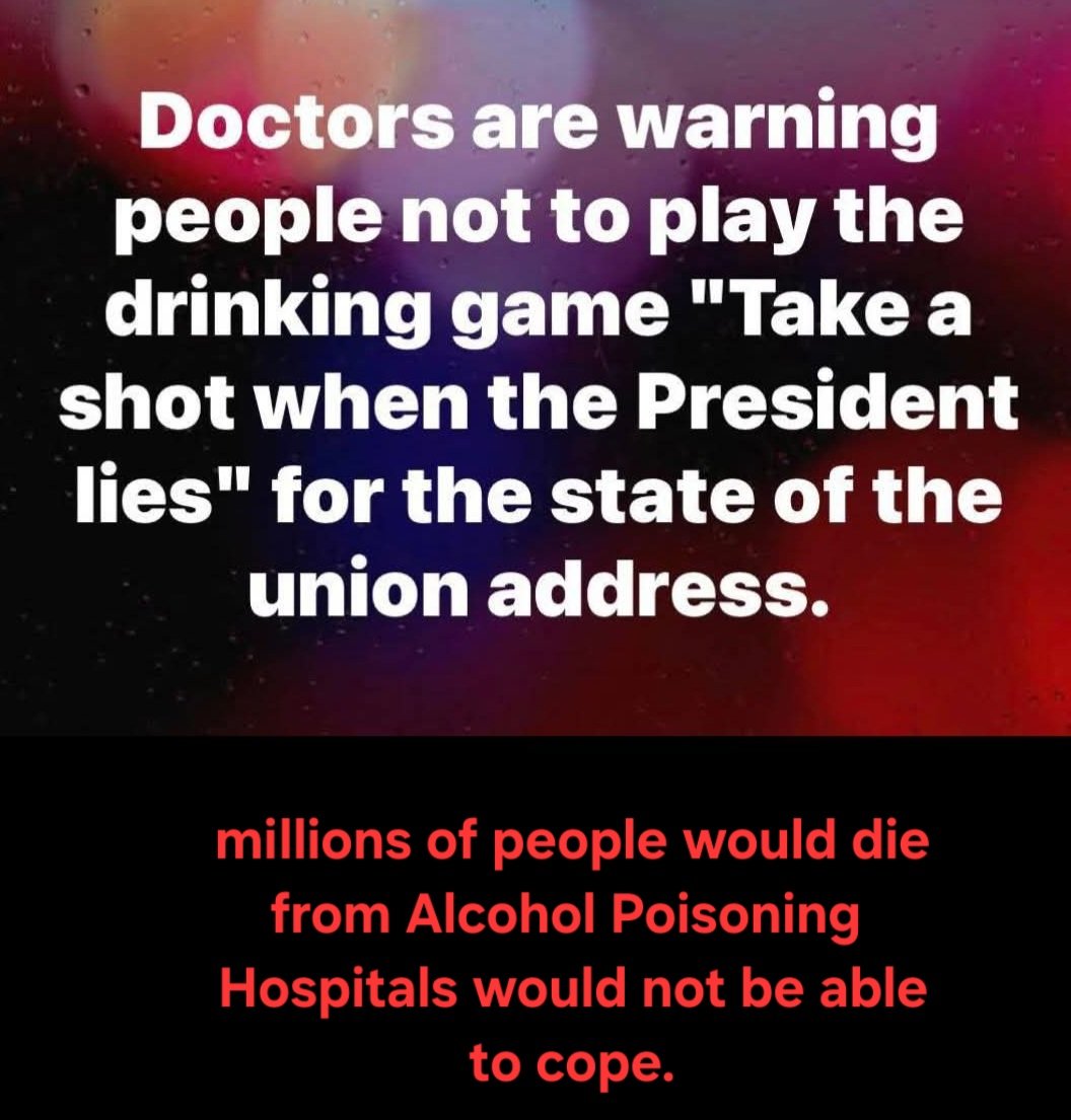 ricklevy67's tweet photo. @realDonaldTrump #StateOfTheUnionAddress vs reality #Trump is delusional https://t.co/R0ylYJNbQh