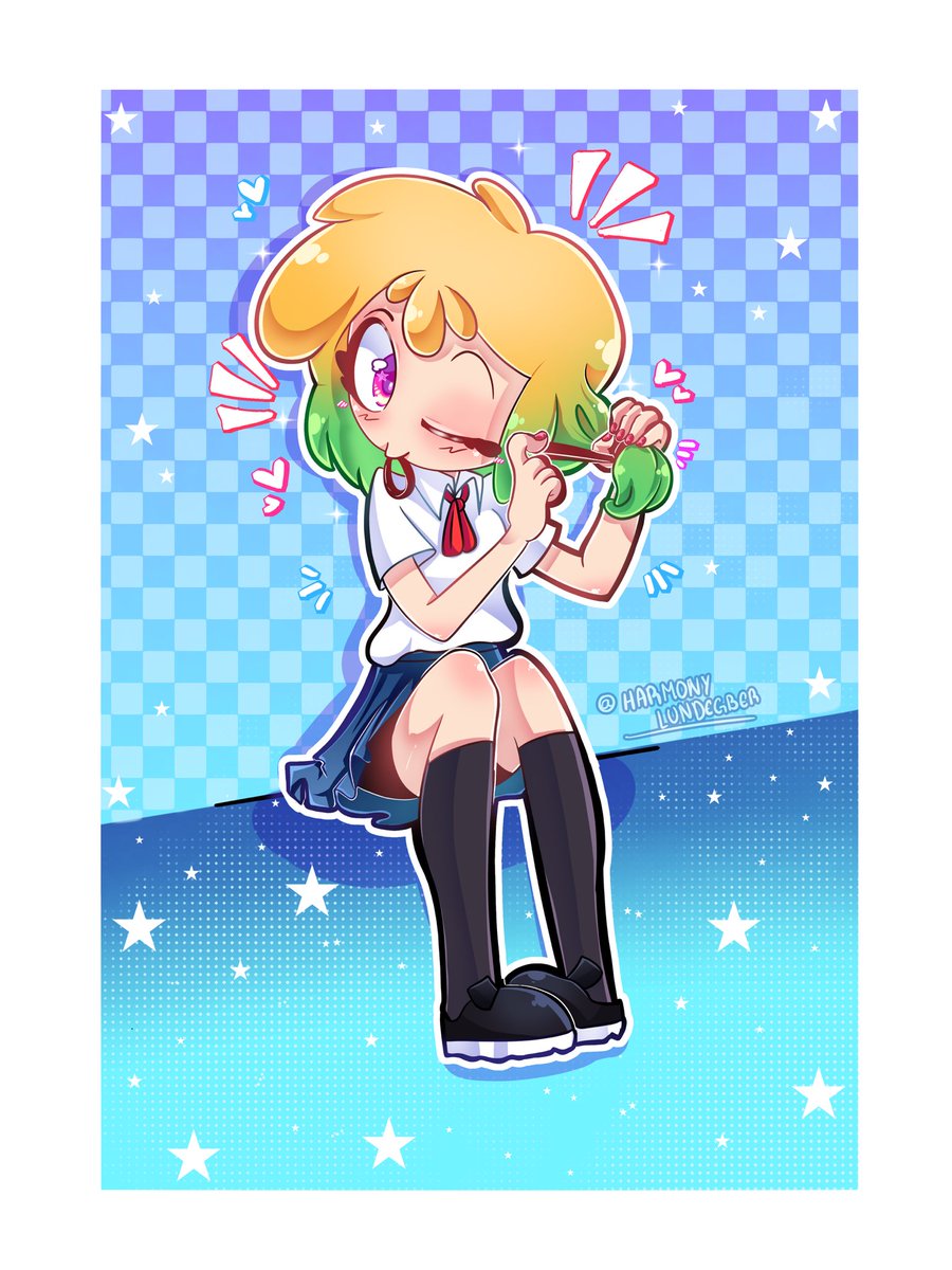 Dibujo del boceto que subió eddochan, Extraño muchísimo la serie, espero que vuelva algún día 

#FNAFHS #fnafhs #draw