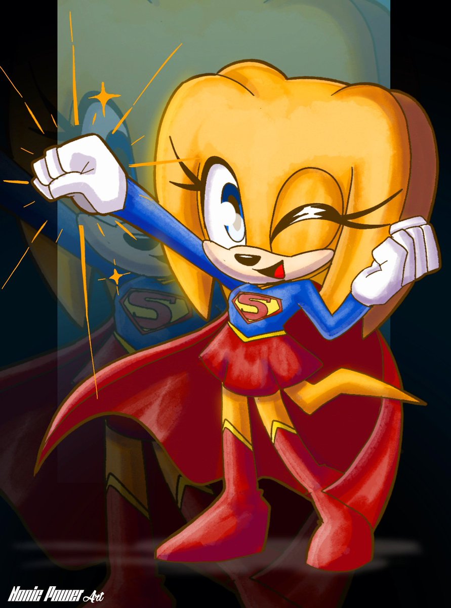 Super Girl 🟠
#tikaltheechidna #SonicTheHedgehog #sonicart #sonic #tikal #Supergirl #sonicxdc