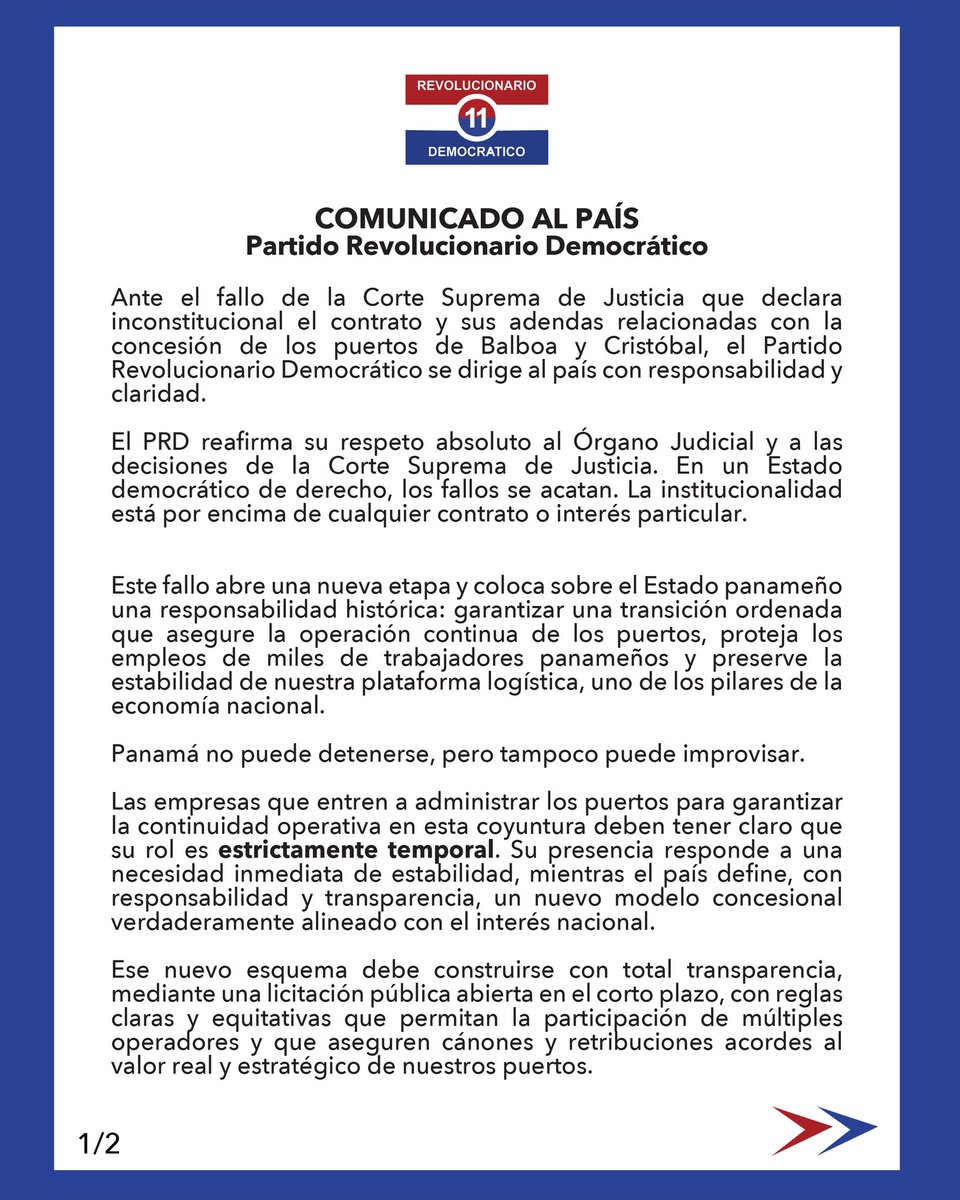 PRD Panamá tweet media