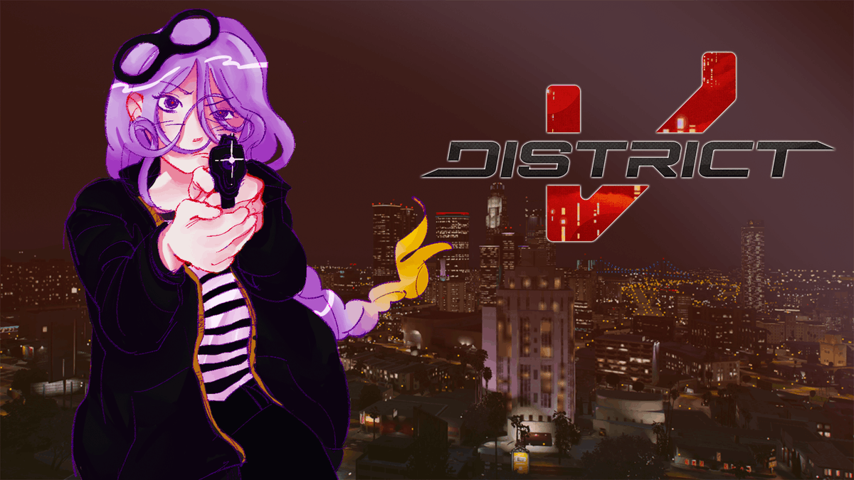 [DISTRICT V] 
Day Two! I am going to do everything in my power to get into the most ridiculous Situations™ possible.
  
🎨: @/marucrisp 
12:00PM JST / 7:00PM PST / 10:00PM EST
youtube.com/live/Lq0yK1mYA…