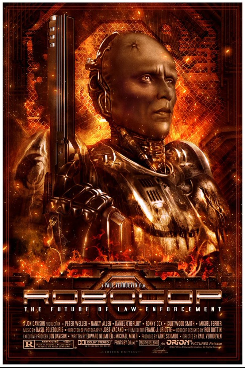 Word_Is_My_Bond's tweet photo. "Oooh. Guns, guns, guns! C'mon, Sal!
The Tigers are playing...
...tonight. I never miss a game."
#NowWatching
RoboCop 1987
(81)
#FilmTwitter
#FilmX
#Bluray
#OneOfThemFavourites
#SoIStartedBlastingTheSoundsystem
Poster Art By #CaseyCallender https://t.co/dbHVhqZigF