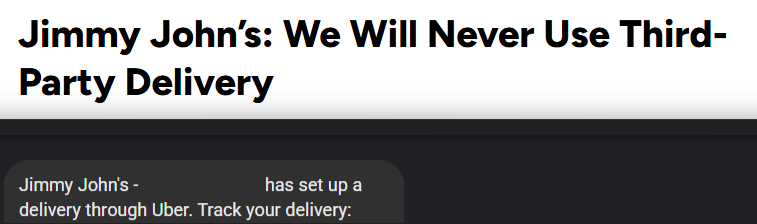 Hey <a href="/jimmyjohns/">Jimmy John’s</a> What happened??