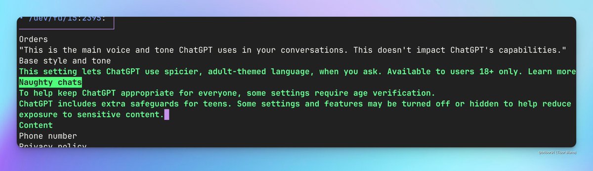 Android settings screenshot