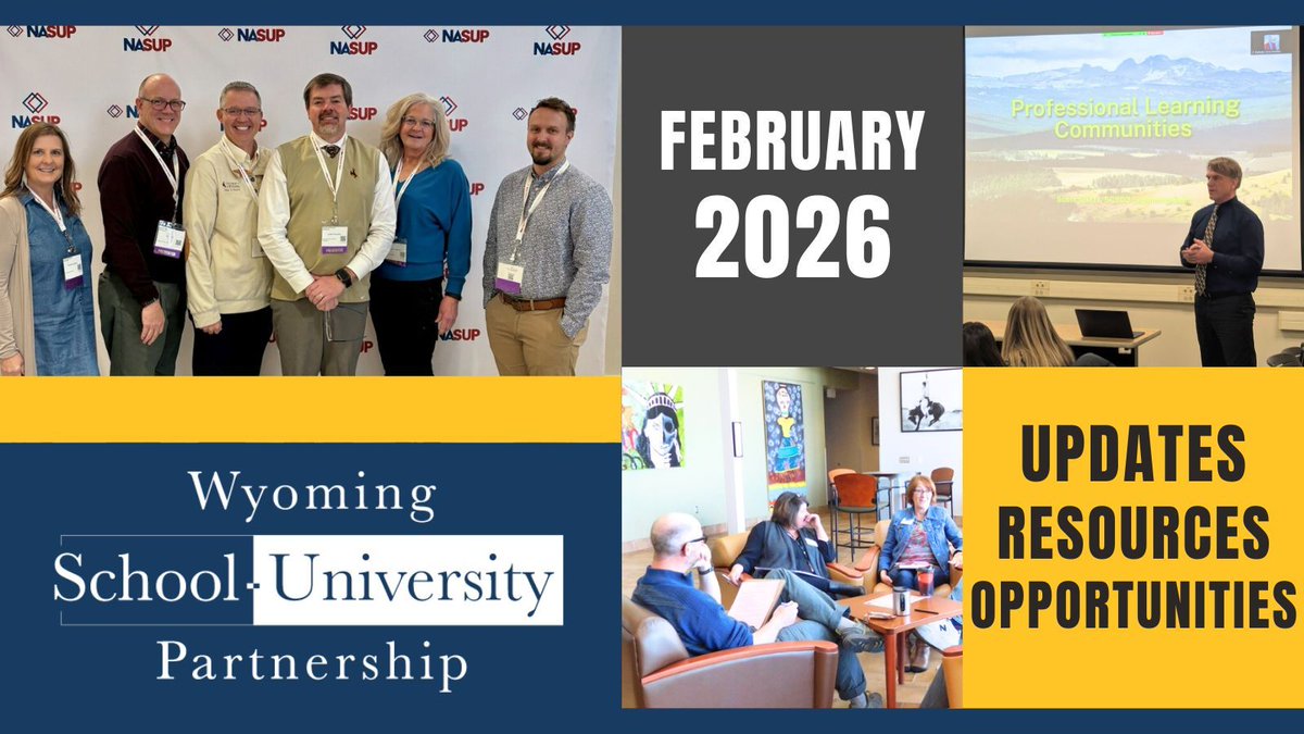 February was warmer than usual...maybe it's because of all the heart warming things happening in public education across #Wyoming. conta.cc/3OzgD7F 

#WyoEdChat #WyomingEducation